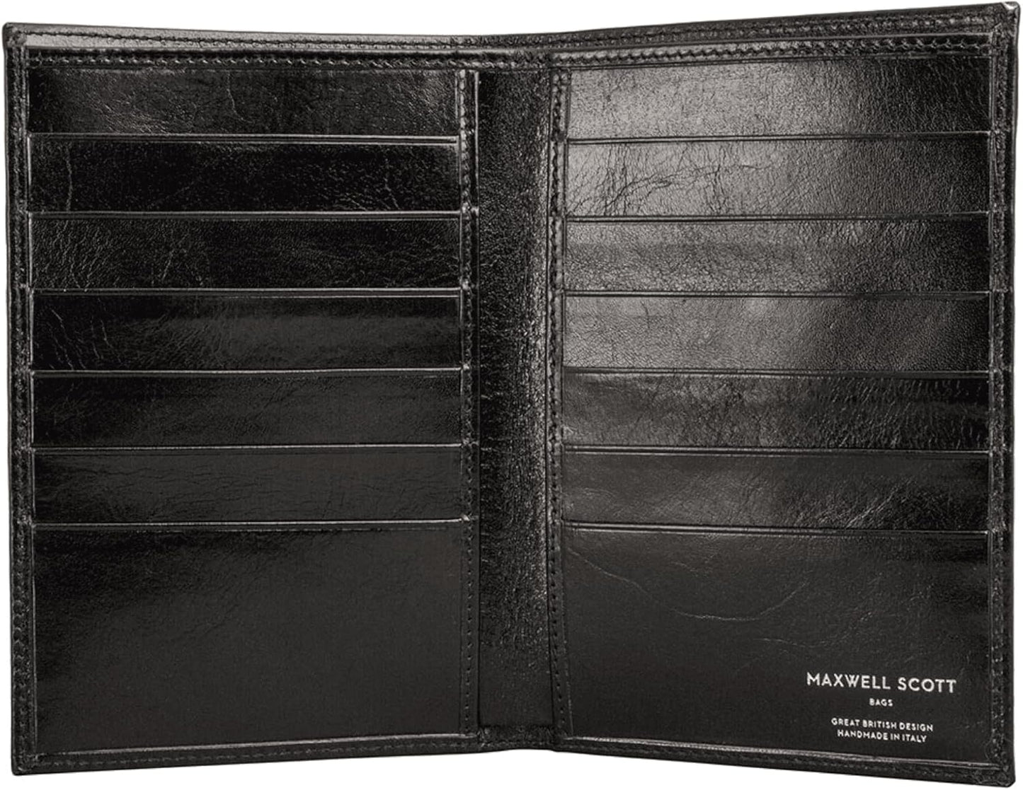 Maxwell Scott Grand Portefeuille Vertical en Cuir Italien pour Homme - Pianillo
