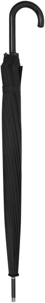 Toshilian Parapluie Canne, Parapluie Homme Long Parapluie de Golf Parapluie automatique Noir 120 cm