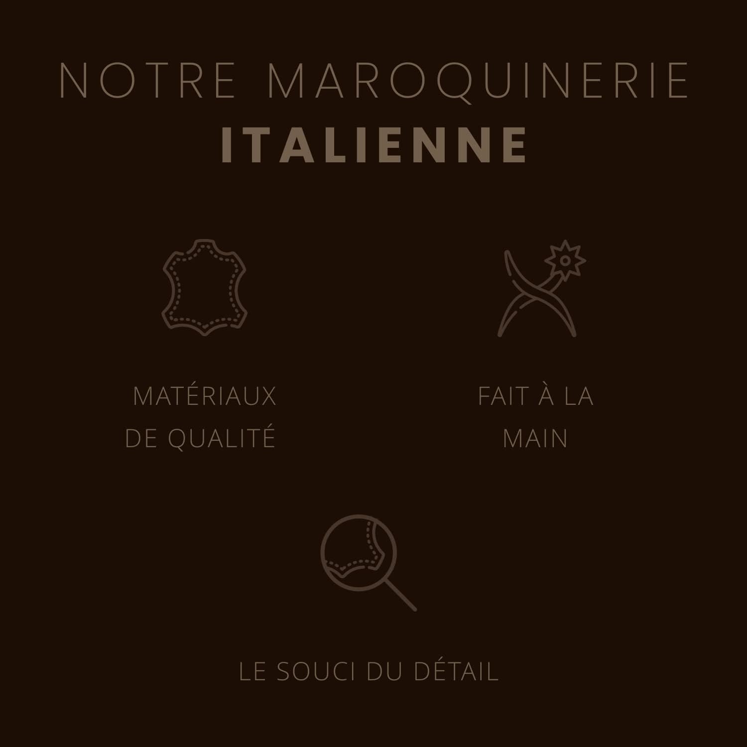 Ensemble de bureau 6 pièces – 100% cuir pleine fleur – Fabriqué à la main en Italie par des artisans experts – Élégant et fonctionnel, idéal pour le bureau - Noir