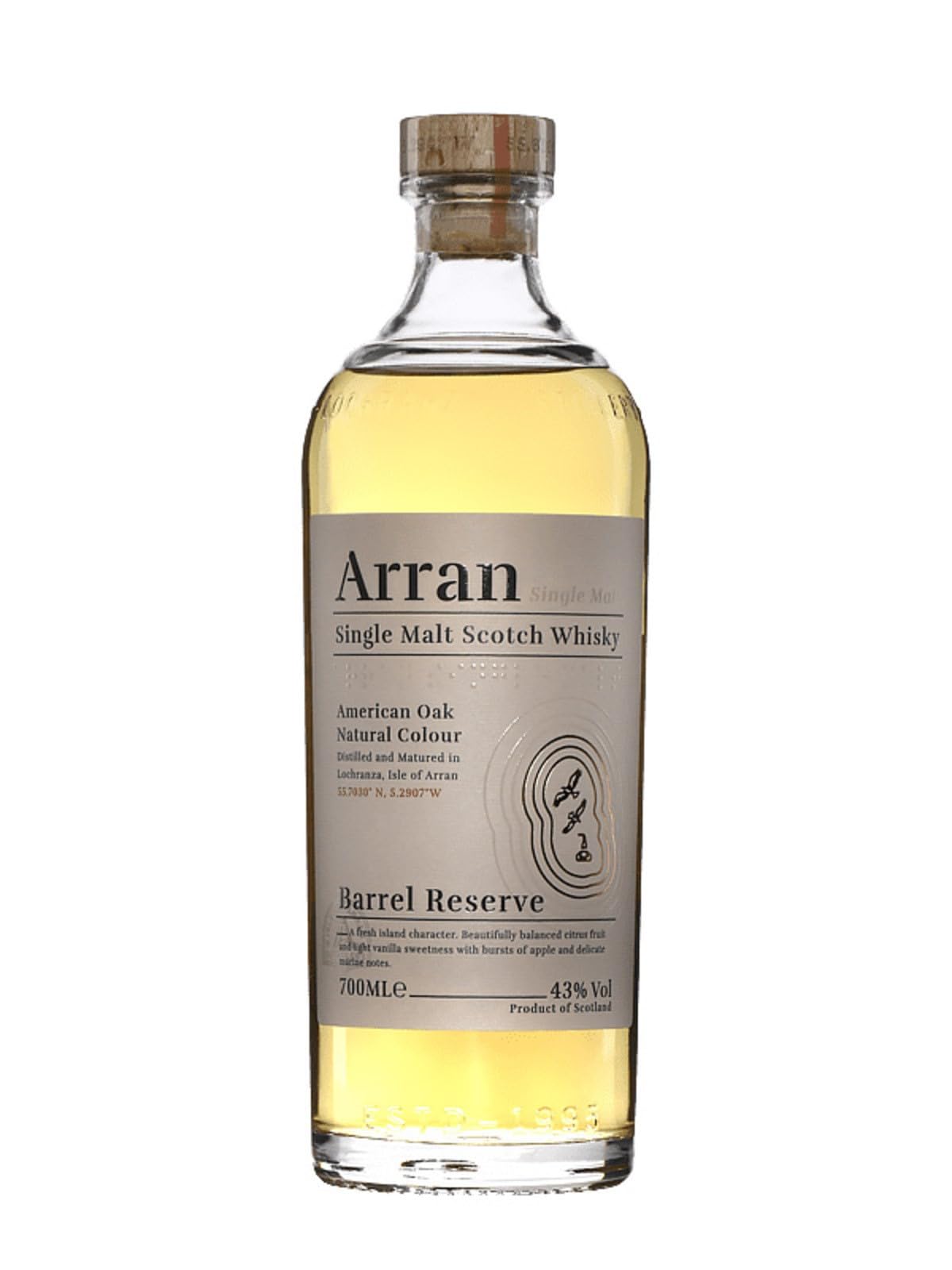 Arran - Amarone Cask Finish - Whisky Single Malt - Notes de cerise & chocolat - Origine : Écosse/Highlands-Arran - 50 % Alcool - 70 cl
arran amarone cask finish 70cl, single malt arran bottle