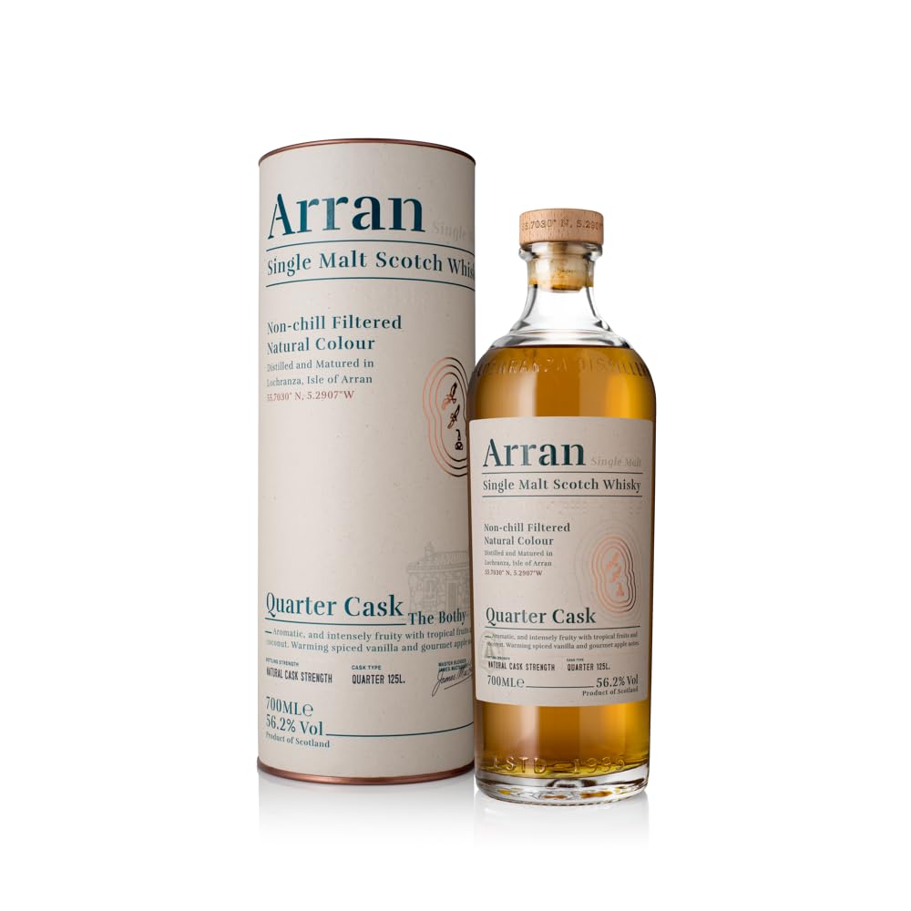 Arran - Amarone Cask Finish - Whisky Single Malt - Notes de cerise & chocolat - Origine : Écosse/Highlands-Arran - 50 % Alcool - 70 cl
arran amarone cask finish 70cl, single malt arran bottle