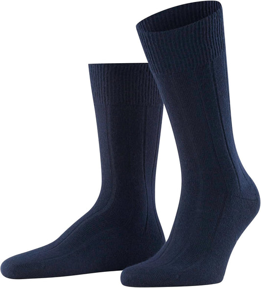 FALKE homme Lhasa Rib chaussettes respirantes régulation climatique anti-odeur durables laine cachemire épaisses chaudes couture plate aux orteils tenues décontractées et travail 1 paire