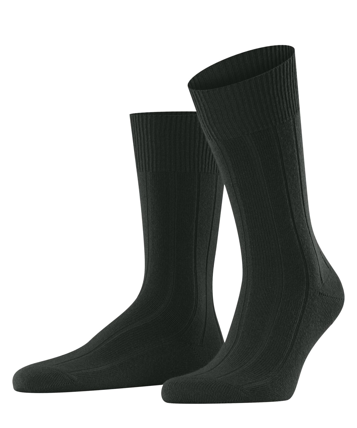 FALKE homme Lhasa Rib chaussettes respirantes régulation climatique anti-odeur durables laine cachemire épaisses chaudes couture plate aux orteils tenues décontractées et travail 1 paire