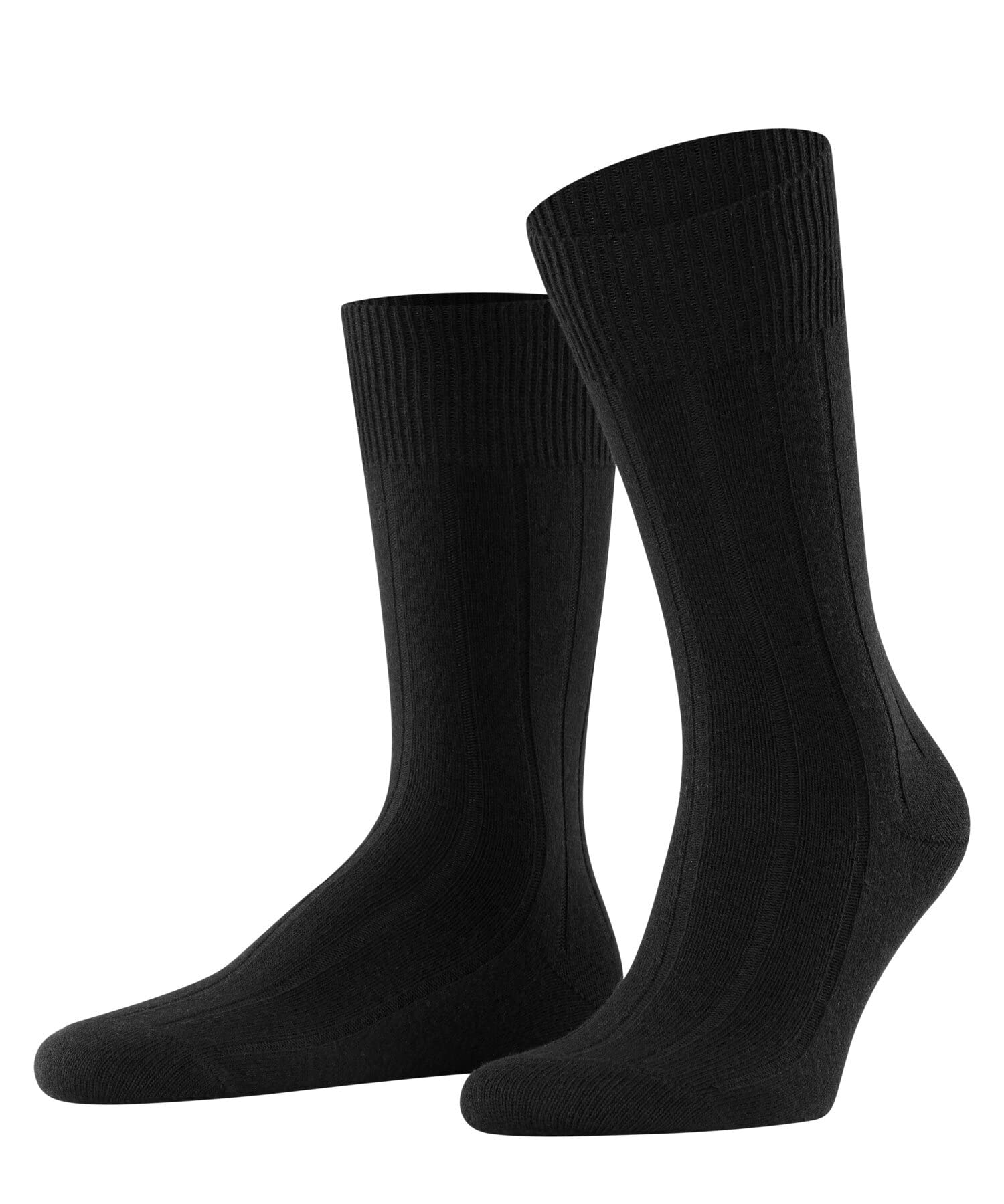 FALKE homme Lhasa Rib chaussettes respirantes régulation climatique anti-odeur durables laine cachemire épaisses chaudes couture plate aux orteils tenues décontractées et travail 1 paire