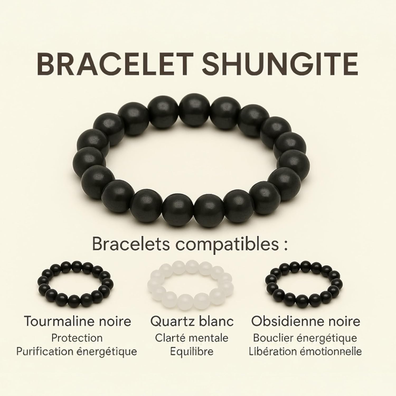 Yvelise Bracelet pierres naturelles