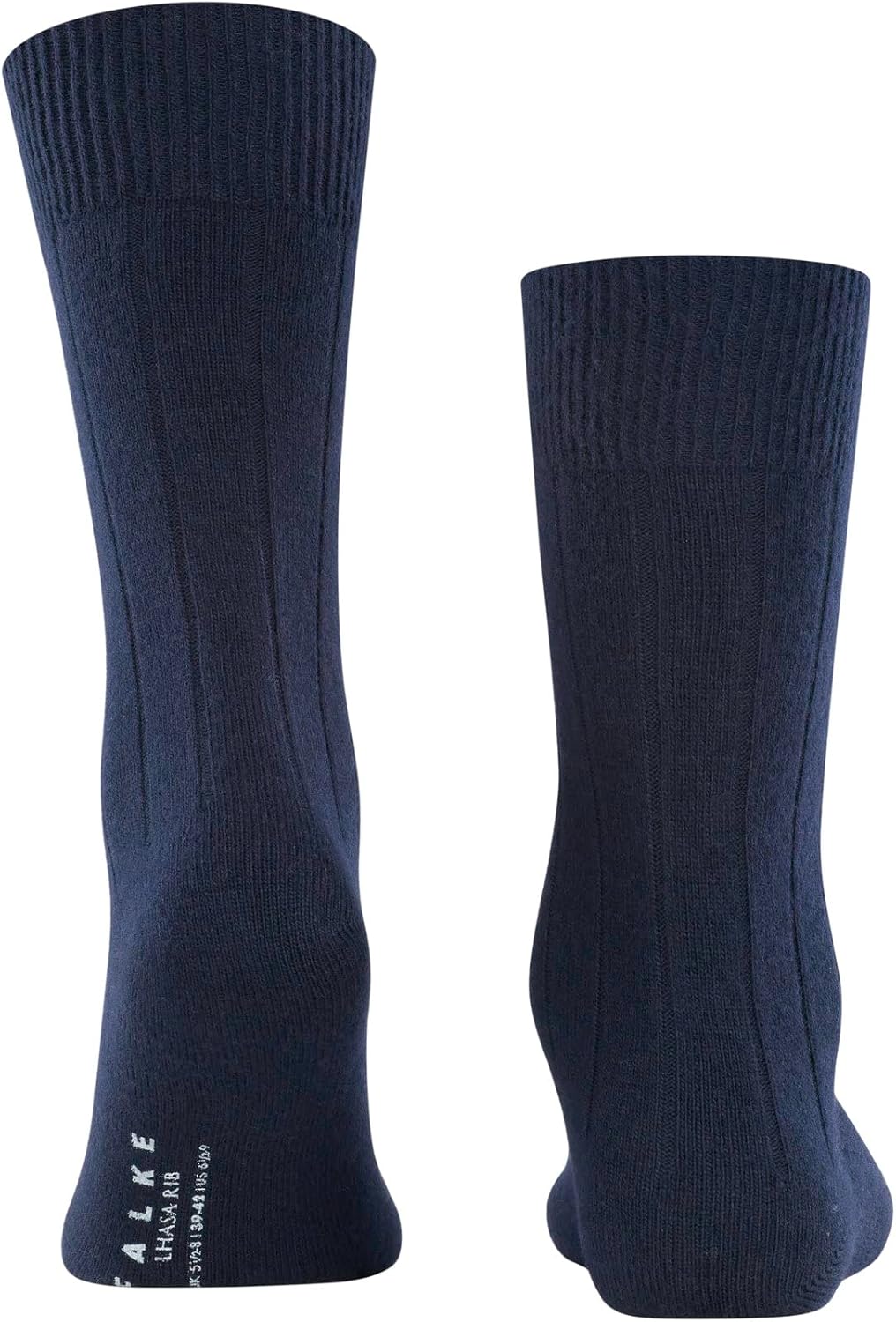 FALKE homme Lhasa Rib chaussettes respirantes régulation climatique anti-odeur durables laine cachemire épaisses chaudes couture plate aux orteils tenues décontractées et travail 1 paire