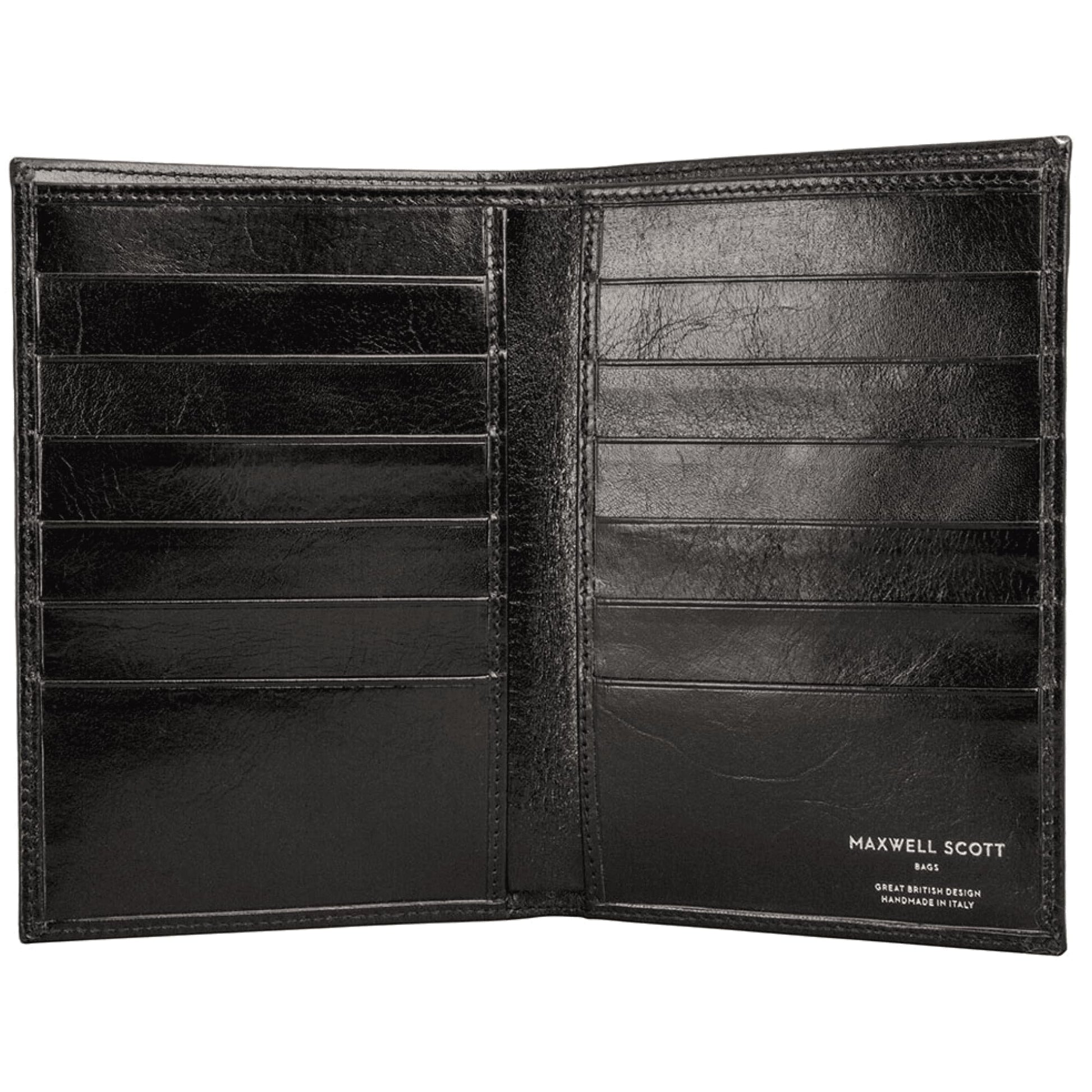 Maxwell Scott Grand Portefeuille Vertical en Cuir Italien pour Homme - Pianillo