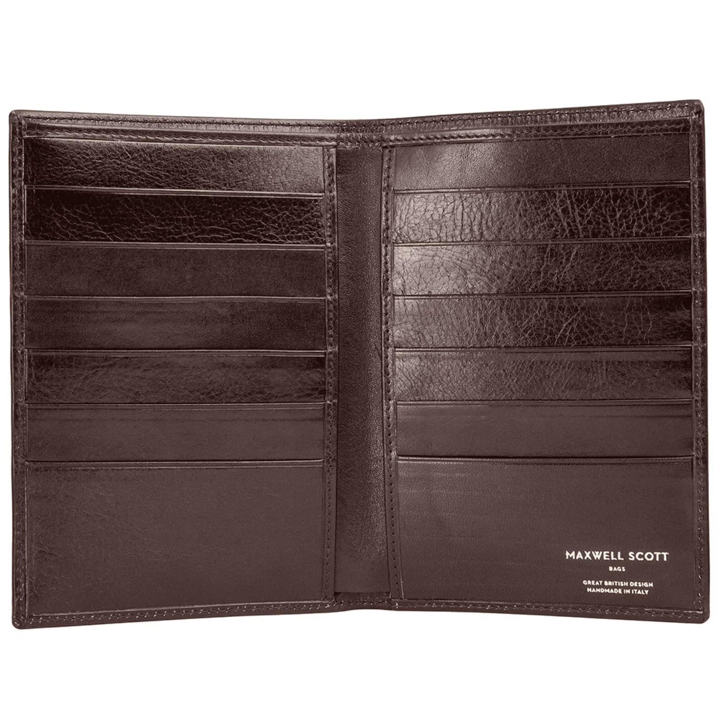 Maxwell Scott Grand Portefeuille Vertical en Cuir Italien pour Homme - Pianillo