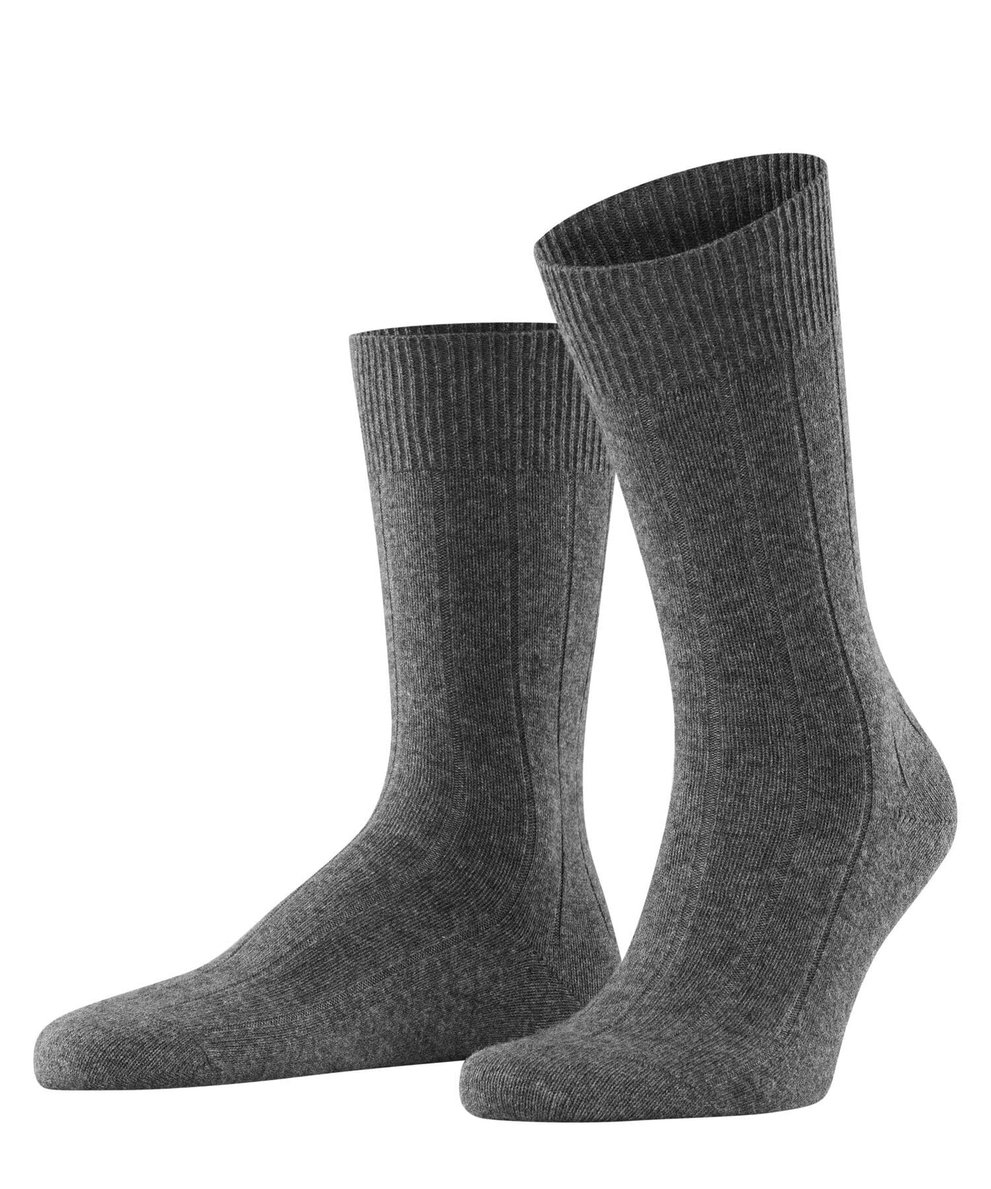 FALKE homme Lhasa Rib chaussettes respirantes régulation climatique anti-odeur durables laine cachemire épaisses chaudes couture plate aux orteils tenues décontractées et travail 1 paire
