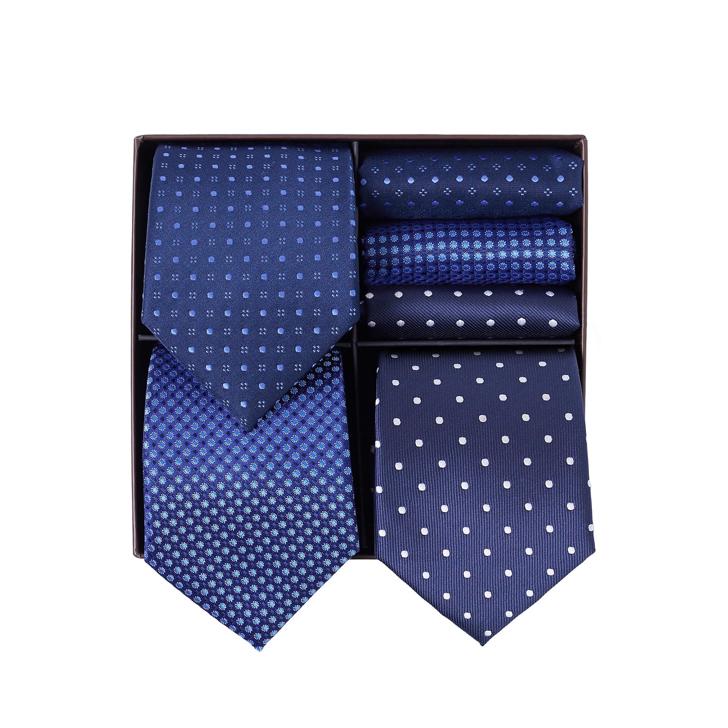 BRERA 67 - coffret cadeau homme 3 cravates et 3 mouchoirs de poche, homme accessoire costume, pochette homme avec cravate, cadeau homme original mariage