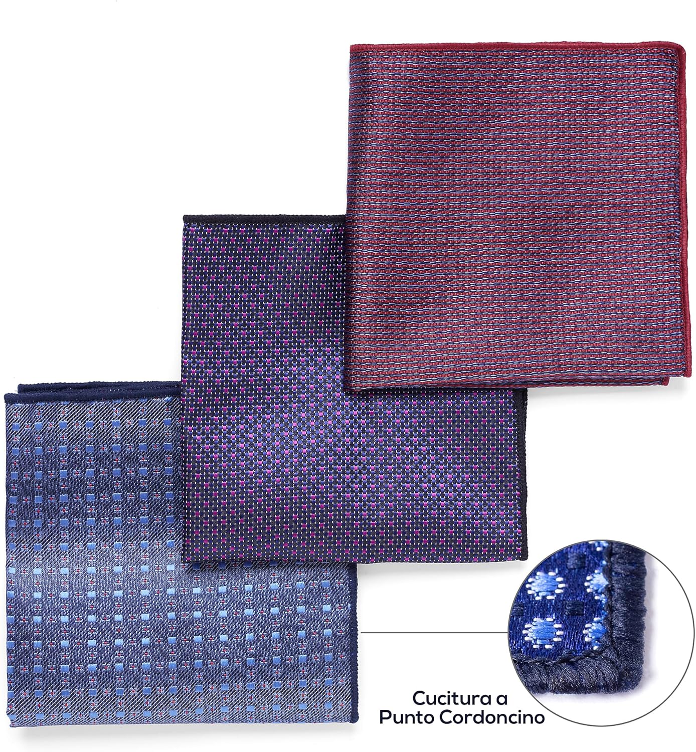 BRERA 67 - coffret cadeau homme 3 cravates et 3 mouchoirs de poche, homme accessoire costume, pochette homme avec cravate, cadeau homme original mariage